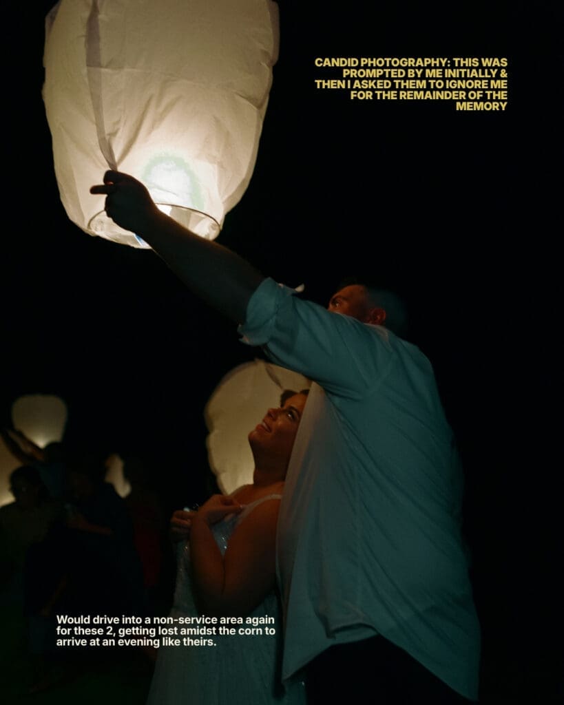 Candid Wedding Photography — Sky Lantern Night Wedding Illinois